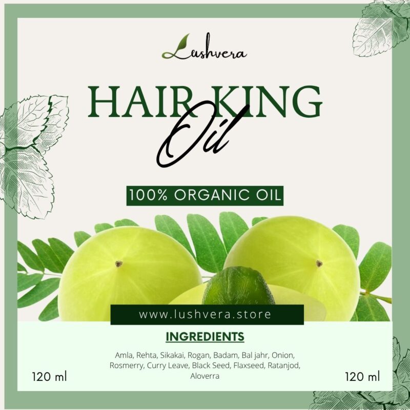 Hair King Oil – 100% Pure Organic Ayurvedic Hair Elixir - Image 2